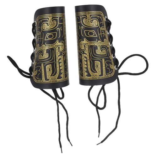 Healvian 1 Paar Armband im Vintage-Design Halloween schützend bewachen Handgelenkschutz Handgelenksbaker Zubehör Armschutzarmschienen Cosplay Armschutz Armschienen Plastik Healvian 1 Paar Armband im Vintage-Design Halloween schützend bewachen Handgelenkschutz Handgelenksbaker Zubehör Armschutzarmschienen Cosplay Armschutz Armschienen Plastik von Healvian