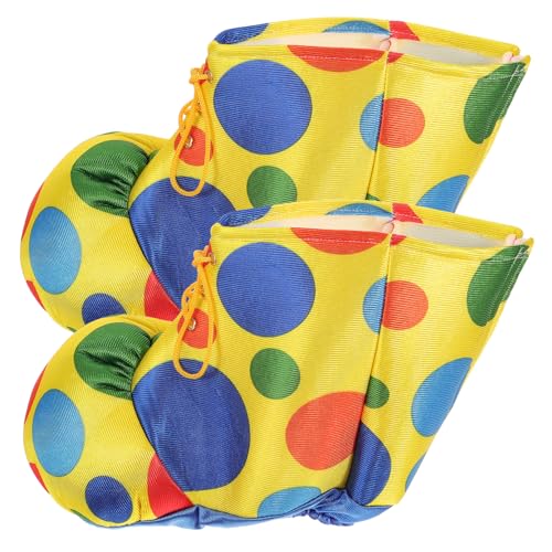 Healvian 1 Paar Clown Kostüm Schuhe für Erwachsene und Teenager Lustige Leichte Clown Schuhe für Halloween und Karneval für Cosplay und Dress Up Partys eine Passt Meisten Healvian 1 Paar Clown Kostüm Schuhe für Erwachsene und Teenager Lustige Leichte Clown Schuhe für Halloween und Karneval für Cosplay und Dress Up Partys eine Passt Meisten von Healvian