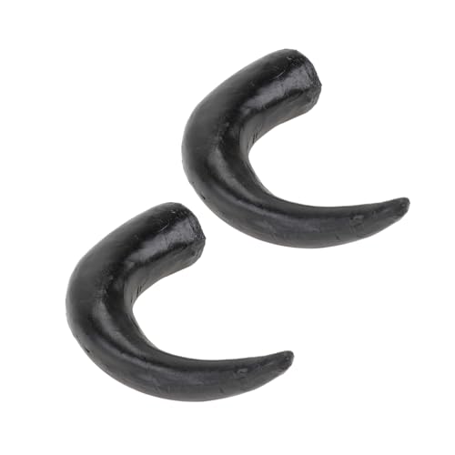 Healvian 1 Paar Kostüm Party Ochsenhorn Haarreif Diy Karneval Zubehör für Festivals Kreative Kopfbedeckung mit Einzigartigem für Feierlichkeiten und Kostümpartys von Healvian