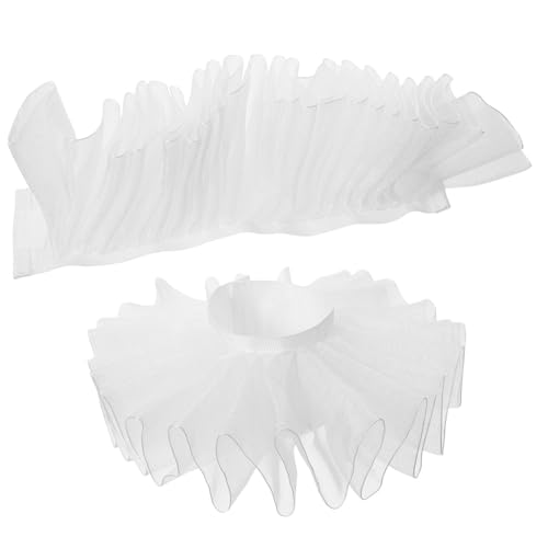 Healvian 1 Paar Rüschenärmel Trendy Manschette Für Abnehmbare Fake-ärmelbündchen Handgelenksmanschuhe Handschuhe Handgelenk-accessoires Polyester Weiß Healvian 1 Paar Rüschenärmel Trendy Manschette Für Abnehmbare Fake-ärmelbündchen Handgelenksmanschuhe Handschuhe Handgelenk-accessoires Polyester Weiß von Healvian