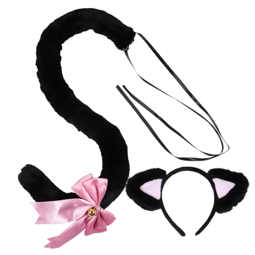 Healvian 1 Satz Katzenohr-stirnband-set Cosplay-zubehör Requisiten Für Rollenspiele Pelzohren-kopfbedeckung Halloween-katzen-kostümzubehör Kätzchen Ohren Stoff Healvian 1 Satz Katzenohr-stirnband-set Cosplay-zubehör Requisiten Für Rollenspiele Pelzohren-kopfbedeckung Halloween-katzen-kostümzubehör Kätzchen Ohren Stoff von Healvian