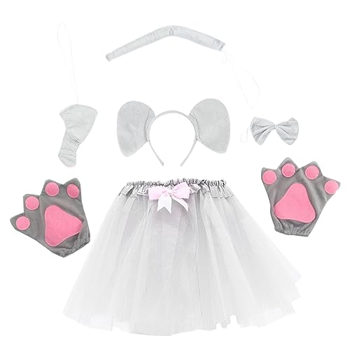 Healvian 1 Satz Ohren Stirnband partydeko einschulung party accessoires party assecoires Elefantenkostüm Elefantendekor Cosplay -Requisite Elefantenschwanz-Requisiten Tuch Healvian 1 Satz Ohren Stirnband partydeko einschulung party accessoires party assecoires Elefantenkostüm Elefantendekor Cosplay -Requisite Elefantenschwanz-Requisiten Tuch von Healvian