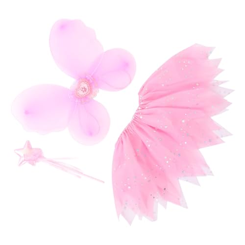 Healvian 1 Satz Schmetterlingsflügelrockanzug Feenflügel Cosplay-Kostüm für Mädchen Schmetterlingskostüm für Mädchen Cosplay -Prinzessin Kostüm Bänder tuch Rosa Healvian 1 Satz Schmetterlingsflügelrockanzug Feenflügel Cosplay-Kostüm für Mädchen Schmetterlingskostüm für Mädchen Cosplay -Prinzessin Kostüm Bänder tuch Rosa von Healvian