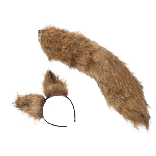 Healvian 1 Set Fuchsschwanz Stirnband Pelziges Fuchskostüm Kinderschwänze Fuchsohren LED Cosplay Ohrschwanz Requisiten Partyzubehör Anziehschlüssel Swift Tierohren Und Healvian 1 Set Fuchsschwanz Stirnband Pelziges Fuchskostüm Kinderschwänze Fuchsohren LED Cosplay Ohrschwanz Requisiten Partyzubehör Anziehschlüssel Swift Tierohren Und von Healvian