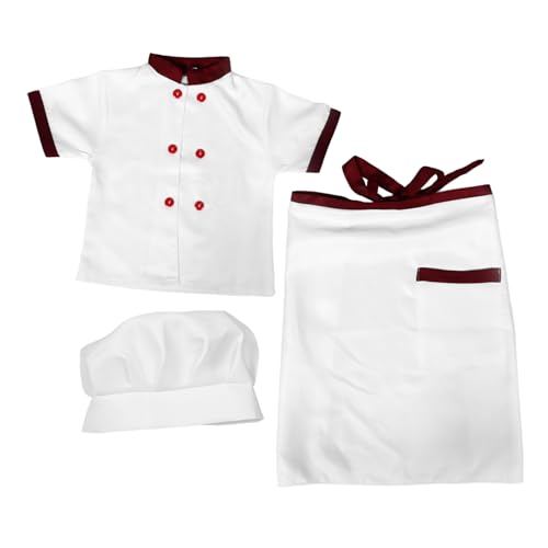 Healvian 1 Set Kinderschürze Kochkostüm Koch Outfit Für Kochkostüm Koch Rollenspielkostüm Kinderkostüm Kochkleidung Baumwolle Healvian 1 Set Kinderschürze Kochkostüm Koch Outfit Für Kochkostüm Koch Rollenspielkostüm Kinderkostüm Kochkleidung Baumwolle von Healvian