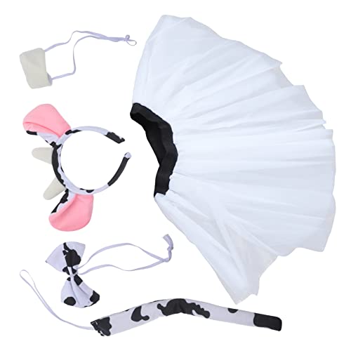 Healvian 1 Set Kuhkleid Schwanzhorn Stirnband Halloween Kostüm Bullenkleid Für Lustiges Kostüm Haarband Cosplay Krawatte Kuhkostüm Kuh Make Up Halloween Tier Stirnband Set 1 Healvian 1 Set Kuhkleid Schwanzhorn Stirnband Halloween Kostüm Bullenkleid Für Lustiges Kostüm Haarband Cosplay Krawatte Kuhkostüm Kuh Make Up Halloween Tier Stirnband Set 1 von Healvian