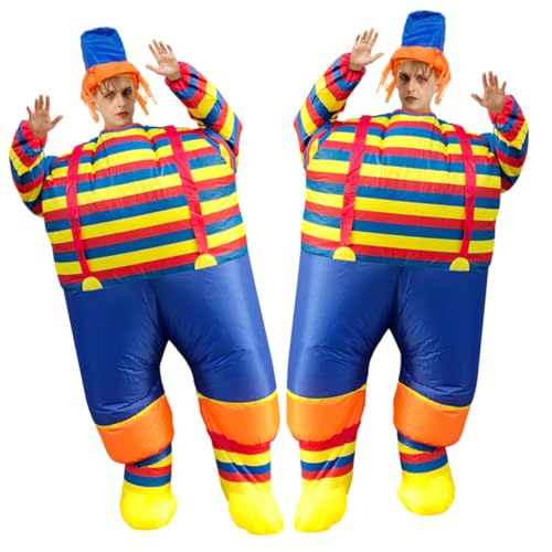 Healvian 1 Stück Aufblasbares Clown Kostüm für Erwachsene und Lustiges Cosplay Outfit für Halloween Karneval Partys und Wiederverwendbar Atmungsaktiv mit Mehrfarbigem Design Healvian 1 Stück Aufblasbares Clown Kostüm für Erwachsene und Lustiges Cosplay Outfit für Halloween Karneval Partys und Wiederverwendbar Atmungsaktiv mit Mehrfarbigem Design von Healvian