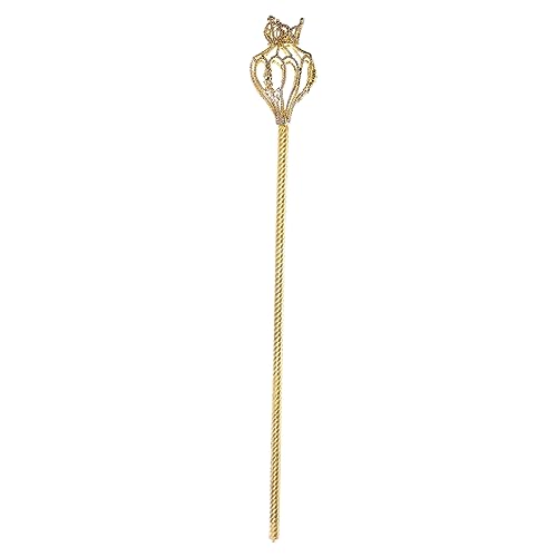 Healvian 1 Stück Crown Fairy Stick königliches aus Strass Mädchen Granger Stöcke Prinzessin Requisite Feenstab Kleiderstock Kronenzepter Cosplay- Kupfer Golden Healvian 1 Stück Crown Fairy Stick königliches aus Strass Mädchen Granger Stöcke Prinzessin Requisite Feenstab Kleiderstock Kronenzepter Cosplay- Kupfer Golden von Healvian