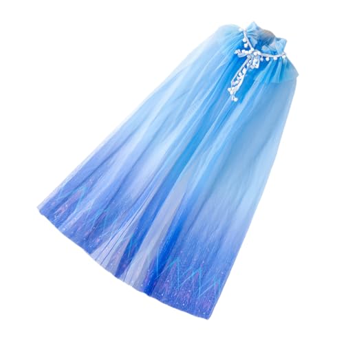 Healvian 1 Stück Glitzerndes Cosplay Umhang für Tüll Cape für Prinzessinnen Kostüme Geeignet für Halloween und Partys Leicht und Pflegeleicht von Healvian