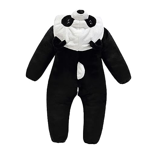 Healvian 1 Stück Panda Förmiger Babystrampler für Winter mit Abnehmbarem Reißverschluss und Mütze Süßes Kostüm für Neugeborene und Kleinkinder als Fotorequisite Healvian 1 Stück Panda Förmiger Babystrampler für Winter mit Abnehmbarem Reißverschluss und Mütze Süßes Kostüm für Neugeborene und Kleinkinder als Fotorequisite von Healvian