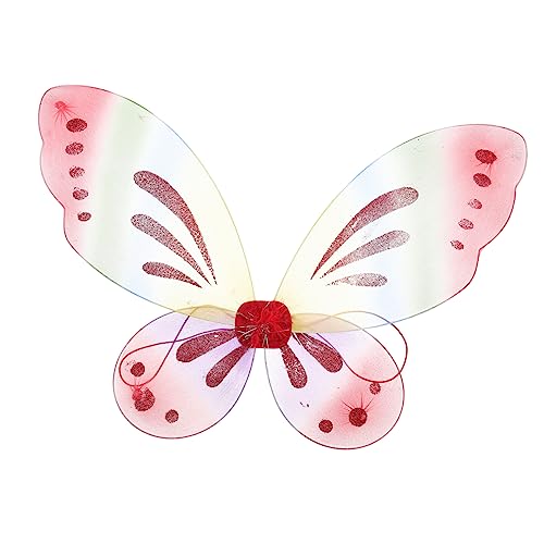 Healvian 1 Stück einschichtige Engelsflügel Fee Flügel verkleiden sich Märchenkostüm halloween costume halloween kleidung Performance-Flügel für Kinderkostüm Flügel Stoff von Healvian