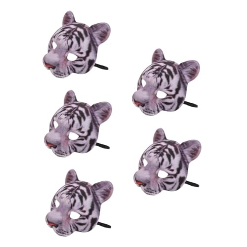 Healvian 10 Tiger Maske mit Strategischer Belüftung Atmungsaktiv und Leicht für Halloween Karneval Maskenball und Kostümpartys Realistische Tier Cosplay Gesichtsbedeckung Healvian 10 Tiger Maske mit Strategischer Belüftung Atmungsaktiv und Leicht für Halloween Karneval Maskenball und Kostümpartys Realistische Tier Cosplay Gesichtsbedeckung von Healvian