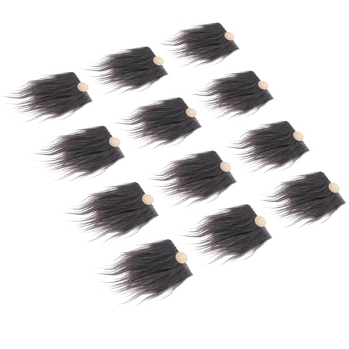 Healvian 12 Sätze Bartdekoration gefälscht Kunstfell für Zwergenbärte Gnomenbart Fell weißes Kunstfell Party Puppe lustiges Bartkostüm künstlicher Pelzbart Holz Dark Grey Healvian 12 Sätze Bartdekoration gefälscht Kunstfell für Zwergenbärte Gnomenbart Fell weißes Kunstfell Party Puppe lustiges Bartkostüm künstlicher Pelzbart Holz Dark Grey von Healvian