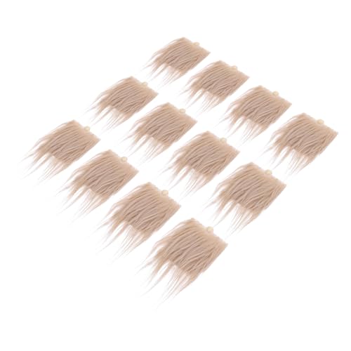 Healvian 12 Sätze Bartdekoration vorgeschnittener Wichtelbart vorgeschnittener Zwerg künstlich gefälscht Plüsch falscher Schnurrbart lustiges Bartkostüm Bart-Kit Holz Khaki Healvian 12 Sätze Bartdekoration vorgeschnittener Wichtelbart vorgeschnittener Zwerg künstlich gefälscht Plüsch falscher Schnurrbart lustiges Bartkostüm Bart-Kit Holz Khaki von Healvian