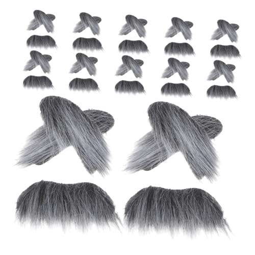 Healvian 12 Sets Simulierte Falsche Augenbrauen Falsche Augenbraue Für Männer Cosplay Zubehör Für Männer Halloween Schnurrbart Halloween Party Falscher Augenbrauen von Healvian