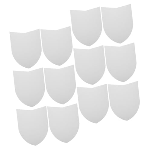 Healvian 12 Stück Schild Für Jungen Spielzeugschild Für Jungen Schaumstoff Kinderschild Requisite Bastelparty Mittelalter Blanko Papierschild DIY Spielzeugschild Weißer Karton Healvian 12 Stück Schild Für Jungen Spielzeugschild Für Jungen Schaumstoff Kinderschild Requisite Bastelparty Mittelalter Blanko Papierschild DIY Spielzeugschild Weißer Karton von Healvian