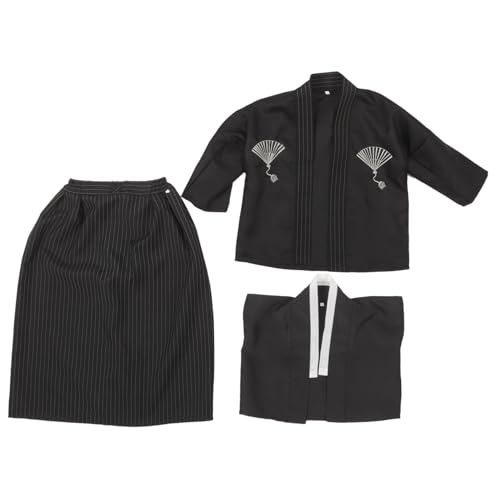 Healvian 1Satz Kimono Kostüm Für Jungen Im Japanischen Traditionelles Outfit Atmungsaktives Bequemes Design Für Festliche Anlässe Cosplay Healvian 1Satz Kimono Kostüm Für Jungen Im Japanischen Traditionelles Outfit Atmungsaktives Bequemes Design Für Festliche Anlässe Cosplay von Healvian