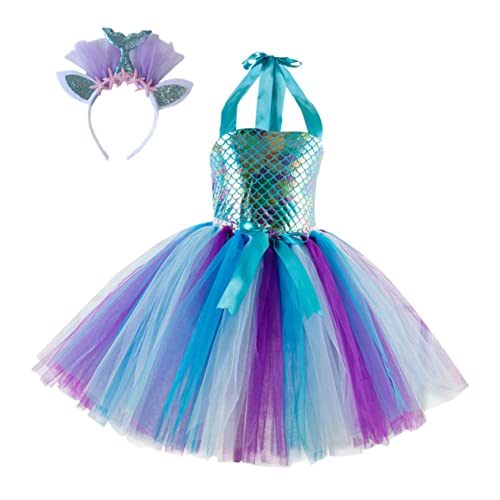 Healvian 1Satz Mädchenkleid Cosplay Kostüm Mit Rock Haarband Festliches Für Partys Karneval Andere Events Kreative Kleidung Jahre Angenehm von Healvian