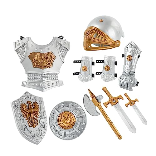 Healvian 1Satz Ritterkostüm für Jungen Teiliges mit Zubehör für Halloween Cosplay Rollenspiele Attraktiv für Kleine Ritter Healvian 1Satz Ritterkostüm für Jungen Teiliges mit Zubehör für Halloween Cosplay Rollenspiele Attraktiv für Kleine Ritter von Healvian