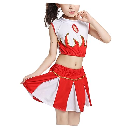 Healvian 1Satz Stylisches Performance Kostüm für Mehrzweck Tanzkleidung Cheerleader Uniform für Weiche Textur für Kostümpartys Aufführungen Healvian 1Satz Stylisches Performance Kostüm für Mehrzweck Tanzkleidung Cheerleader Uniform für Weiche Textur für Kostümpartys Aufführungen von Healvian