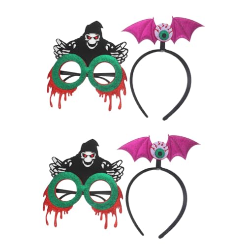 Healvian 2 Sätze Halloween Haarreif mit Augenkugel Brille Teiliges Kostümzubehör für Halloween Party und Cosplay Lustige Partybrillen für Besondere Anlässe Healvian 2 Sätze Halloween Haarreif mit Augenkugel Brille Teiliges Kostümzubehör für Halloween Party und Cosplay Lustige Partybrillen für Besondere Anlässe von Healvian