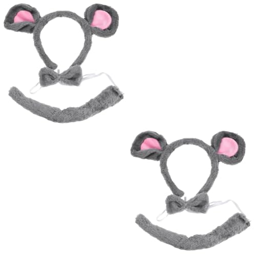 Healvian 2 Sätze Tierkostüm Set Kostüm mit Ohren Haarreif und Fliege für Halloween Cosplay Geburtstagsfeiern und Maskenbälle Flauschig und Bequem für Verschiedene Anlässe Healvian 2 Sätze Tierkostüm Set Kostüm mit Ohren Haarreif und Fliege für Halloween Cosplay Geburtstagsfeiern und Maskenbälle Flauschig und Bequem für Verschiedene Anlässe von Healvian