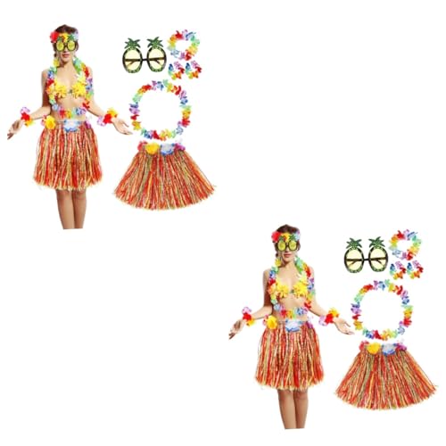 Healvian 2 Sets Grasrock Anzug Grasröcke Für Partyfrauen LED Favor Luau Grasröcke Frauen Festivalbrille Luau Outfits Für Mädchen Grasröcke Für Erwachsene Kunststoff Healvian 2 Sets Grasrock Anzug Grasröcke Für Partyfrauen LED Favor Luau Grasröcke Frauen Festivalbrille Luau Outfits Für Mädchen Grasröcke Für Erwachsene Kunststoff von Healvian