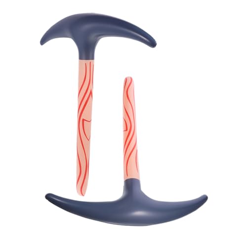 Healvian 2 Stück Aufblasbare PVC Spitzhacke Interaktives Party für Halloween Party Deko Spaßiges Aufblasbares Requisit zur Hand Auge Koordination und Motorikförderung von Healvian