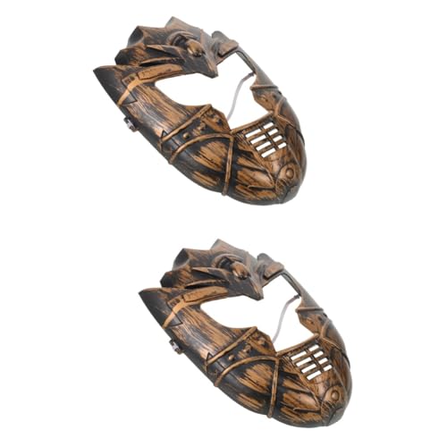 Healvian 2 Stück Boys Cosplay Maske Halloween Masken Requisite für Bühnenaufführungen Sicher und Langlebig für Kostümpartys und Gruselige Anlässe Healvian 2 Stück Boys Cosplay Maske Halloween Masken Requisite für Bühnenaufführungen Sicher und Langlebig für Kostümpartys und Gruselige Anlässe von Healvian