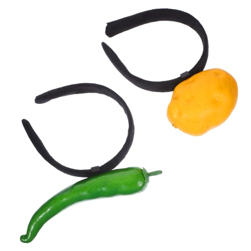 Healvian 2 Stück Chili und Kartoffel Haarschmuck für und Mädchen Party Accessoire für Halloween und Kostüme Healvian 2 Stück Chili und Kartoffel Haarschmuck für und Mädchen Party Accessoire für Halloween und Kostüme von Healvian