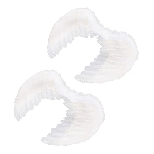 Healvian 2 Stück Engelsflügel Kostümset Teiliges mit Weißen Cosplay Flügeln für Halloween Karneval Kostümpartys Leicht Passend für Jahre Healvian 2 Stück Engelsflügel Kostümset Teiliges mit Weißen Cosplay Flügeln für Halloween Karneval Kostümpartys Leicht Passend für Jahre von Healvian