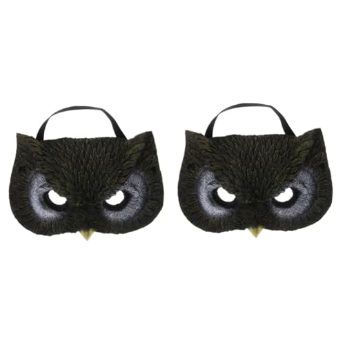 Healvian 2 Stück Eulenmaske für Halloween Tiermaske PU Schaum für Kostümpartys und Maskeraden Elastisch und Atmungsaktiv für Fotos und Feiern Healvian 2 Stück Eulenmaske für Halloween Tiermaske PU Schaum für Kostümpartys und Maskeraden Elastisch und Atmungsaktiv für Fotos und Feiern von Healvian