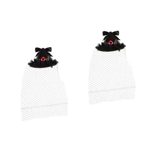 Healvian 2 Stück Fascinator Hut für Damen Vintage Stil Haarspange mit Mesh und Vlies für Kostümpartys Halloween Tea Parties und Leichtes Material Healvian 2 Stück Fascinator Hut für Damen Vintage Stil Haarspange mit Mesh und Vlies für Kostümpartys Halloween Tea Parties und Leichtes Material von Healvian