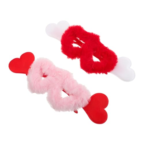 Healvian 2 Stück Flauschige Herz-sonnenbrillen Plüsch Velvet Punk Brille Unisex Herzförmige Partybrillen für Valentinstag Kostümfeste Trendige Damen Herren Accessoires Healvian 2 Stück Flauschige Herz-sonnenbrillen Plüsch Velvet Punk Brille Unisex Herzförmige Partybrillen für Valentinstag Kostümfeste Trendige Damen Herren Accessoires von Healvian
