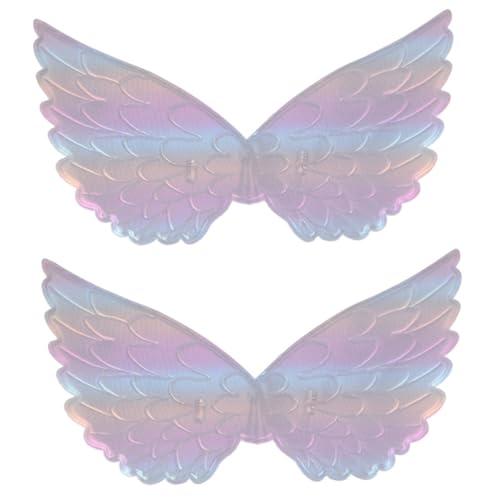 Healvian 2 Stück Flügel Cosplay Accessoire Regenbogenfarben Langlebig und Fein Verarbeitet für Halloween Bühnenauftritte Karneval und Partys Geeignet für Mädchen Healvian 2 Stück Flügel Cosplay Accessoire Regenbogenfarben Langlebig und Fein Verarbeitet für Halloween Bühnenauftritte Karneval und Partys Geeignet für Mädchen von Healvian