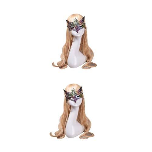 Healvian 2 Stück Fuchs Maske Maskerademaske Retro-Maskerade-Maske Spitzenmaske Healvian 2 Stück Fuchs Maske Maskerademaske Retro-Maskerade-Maske Spitzenmaske von Healvian