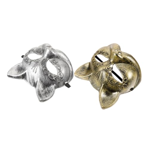 Healvian 2 Stück Fuchsmaske Halbgesichtsmaske für Halloween Karneval und Cosplay Funkelndes Design Elastischer Tragekomfort für Tierkostüme und Partys Healvian 2 Stück Fuchsmaske Halbgesichtsmaske für Halloween Karneval und Cosplay Funkelndes Design Elastischer Tragekomfort für Tierkostüme und Partys von Healvian