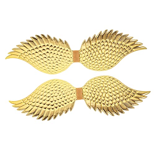 Healvian 2 Stück Goldene Flügelprops Halloween für Flügel Engel Kostüme Flügel-Kostüm-Requisiten Cosplay-Flügel-Requisiten bunter Engelsflügel Kostüm Stützflügel Tuch Healvian 2 Stück Goldene Flügelprops Halloween für Flügel Engel Kostüme Flügel-Kostüm-Requisiten Cosplay-Flügel-Requisiten bunter Engelsflügel Kostüm Stützflügel Tuch von Healvian