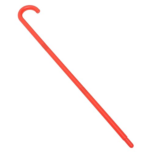 Healvian 2 Stück Halloween Cosplay Gehstock Roter Kunststoff Zauberstab Party Deko Halloween Kostüm Zubehör Bühnenrequisite Spaß Cane Prop von Healvian
