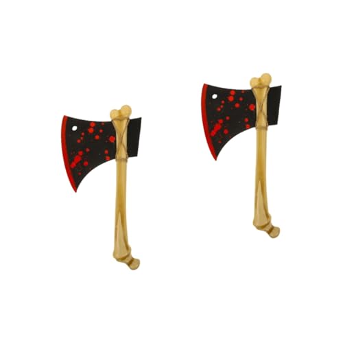 Healvian 2 Stück Halloween Fake Axe Einseitige Schaumstoff für Kostüm und Party Sicher für Erwachsene für Halloween Feiern und Cosplay Healvian 2 Stück Halloween Fake Axe Einseitige Schaumstoff für Kostüm und Party Sicher für Erwachsene für Halloween Feiern und Cosplay von Healvian
