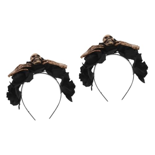 Healvian 2 Stück Halloween Haarreif mit Skeletthand und Blumen Einzigartiger Kopfschmuck für Halloween Feiern Langlebig und Bequem für Kostüme und Partys Healvian 2 Stück Halloween Haarreif mit Skeletthand und Blumen Einzigartiger Kopfschmuck für Halloween Feiern Langlebig und Bequem für Kostüme und Partys von Healvian
