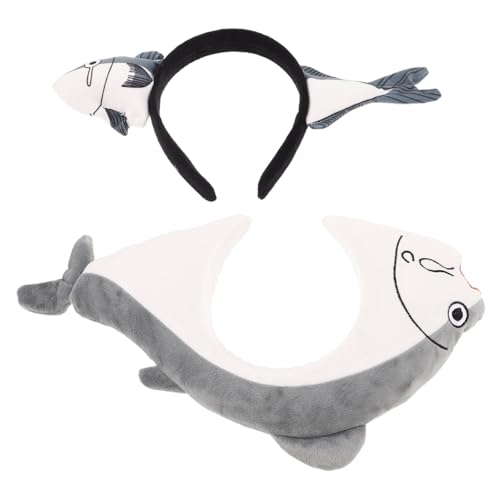 Healvian 2 Stück Lustiger Teiliges Fisch Haarreif Cartoon Meerestiere Haarreifen für Erwachsene und Witziges Partyaccessoire mit Großem und Kleinem Fisch für Halloween und Kostümfeiern Healvian 2 Stück Lustiger Teiliges Fisch Haarreif Cartoon Meerestiere Haarreifen für Erwachsene und Witziges Partyaccessoire mit Großem und Kleinem Fisch für Halloween und Kostümfeiern von Healvian