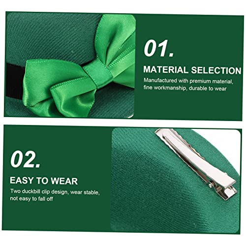 Healvian 2 Stück Patrick's Day Haarnadeln Grüne Kleeblatt Hüte Haarschmuck Festlich Leicht und Passend zu Kostüm für Party und Karneval Healvian 2 Stück Patrick's Day Haarnadeln Grüne Kleeblatt Hüte Haarschmuck Festlich Leicht und Passend zu Kostüm für Party und Karneval von Healvian