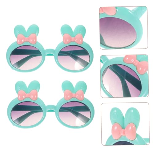 Healvian 2 Stück Sonnenbrillen Cartoon Design Uv Schutz Leichte Strapazierfähige Brillen für Jungen Mädchen Party Zubehör Sommer von Healvian