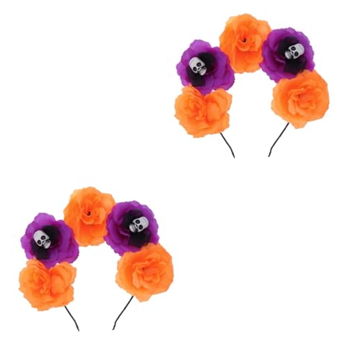 Healvian 2 Stück -Stirnband Halloween-Party-Stirnband Halloween-Kopfschmuck für Frauen Kostümzubehör -Cosplay -Accessoire für von Healvian