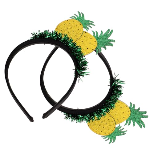 Healvian 2 Stück Teiliges Ananas Haarreif Tropisches Stirnband für Party und Kostüm Bequemes Sicheres Material für Mädchen Familienfeiern und Fotorequisiten Healvian 2 Stück Teiliges Ananas Haarreif Tropisches Stirnband für Party und Kostüm Bequemes Sicheres Material für Mädchen Familienfeiern und Fotorequisiten von Healvian