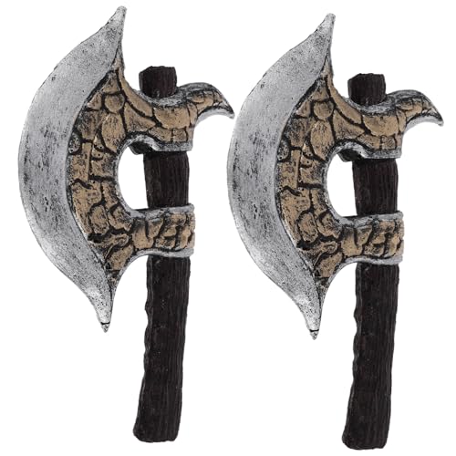 Healvian 2 Stück Teiliges Simulierte Requisiten für Halloween Kostüm Dekorative für Cosplay Bühnenaufführungen und Karneval Healvian 2 Stück Teiliges Simulierte Requisiten für Halloween Kostüm Dekorative für Cosplay Bühnenaufführungen und Karneval von Healvian