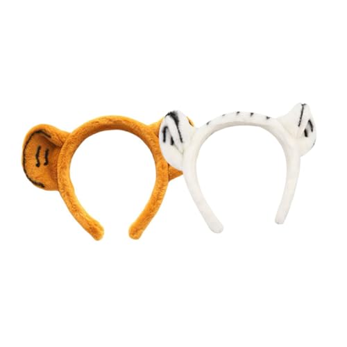 Healvian 2 Stück Tiger Ohr Haarreifen aus Weichem Plüsch Atmungsaktive Haarschmuck bänder für Damen und Mädchen für Party Cosplay Karneval und Tägliche Verwendung Healvian 2 Stück Tiger Ohr Haarreifen aus Weichem Plüsch Atmungsaktive Haarschmuck bänder für Damen und Mädchen für Party Cosplay Karneval und Tägliche Verwendung von Healvian
