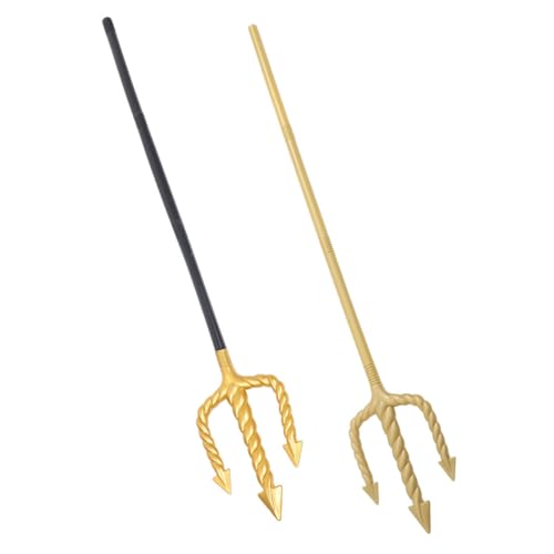 Healvian 2 Stück Trigeminus Performance Requisiten Dreizack Trident Halloween Prop Teufelsgabel Karneval Requisiten Cosplay Zubehör Dämonengabel Teufel Heugabel Cosplay- Plastik Healvian 2 Stück Trigeminus Performance Requisiten Dreizack Trident Halloween Prop Teufelsgabel Karneval Requisiten Cosplay Zubehör Dämonengabel Teufel Heugabel Cosplay- Plastik von Healvian