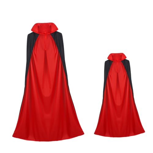 Healvian 2 Stück Vampir-Umhang halloween umhang halloween costume streudekor halloween vampire umhang Vampirumhang für Kap Mantel Vampire Kostüm Requisit Vampire Cosplay Umhang Stoff von Healvian